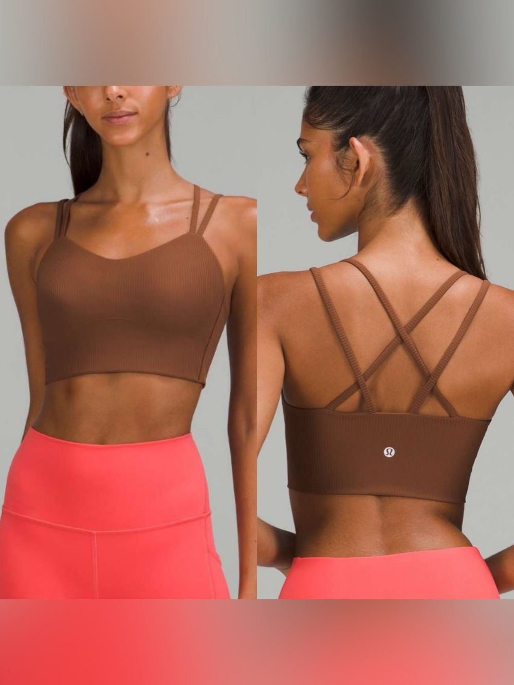 Lululemon Like a Cloud Ribbed Long Line Bra